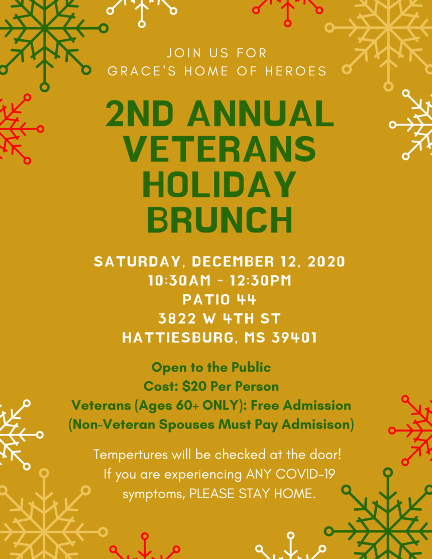 2nd Annual Veterans Holiday Brunch - City of Hattiesburg