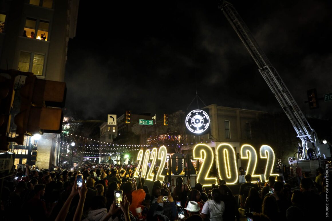 Midnight on Front Street, Hattiesburg's NYE Celebration City of