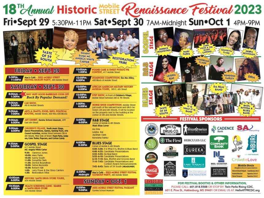 18th Annual Historic Mobile Street Renaissance Festival - City of ...