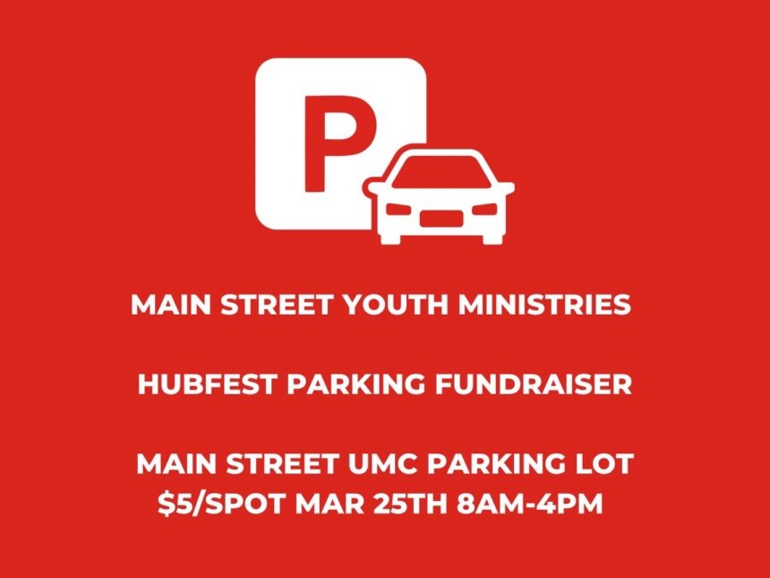 Main Street UMCHubfest parking City of Hattiesburg